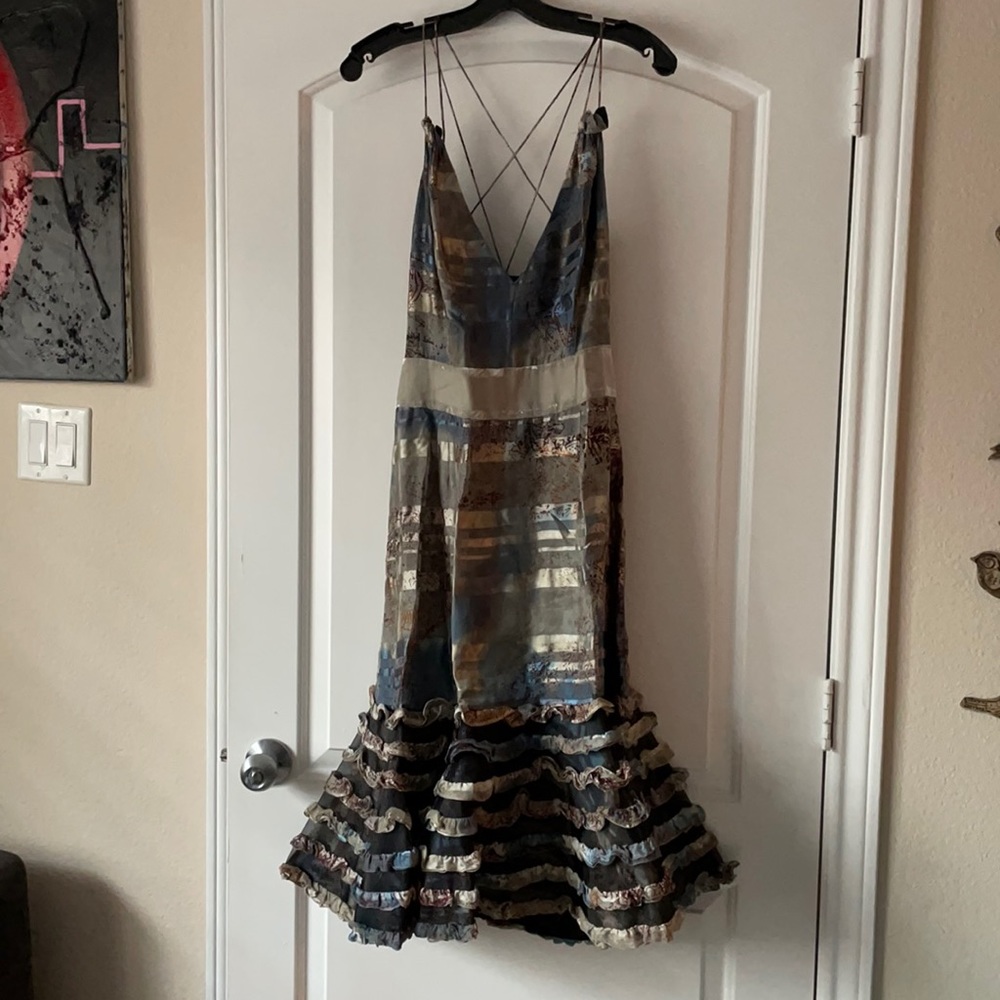 Vintage Italian silk dress